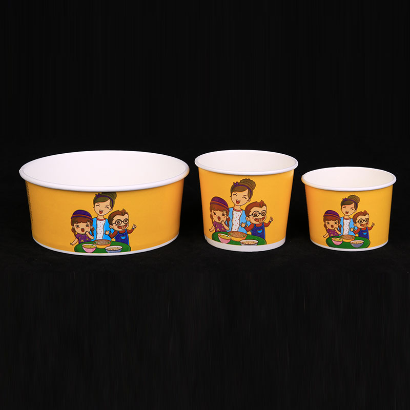 260ML+390ML+1150ML Family Paper Bowl 